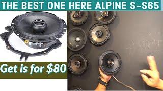 Budget-Friendly Excellence: Alpine S-S65 6.5" Speaker Sound Test & Review | LIFE IN SPEED