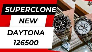 Review Rolex Daytona 126500LN Schwarz & Weiss