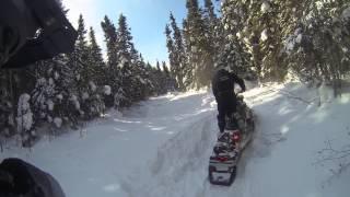 Monts-valin. Skidoo Freeride, Pat bill guide hors piste