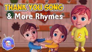 THANK YOU SONG + More Nursery Rhymes & Kids Songs @BBTVKIDS  #nurseryrhymes #learning #kids