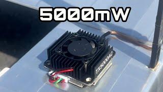 5000mW Video Transmitter Review & Test - AKK TX5000AC