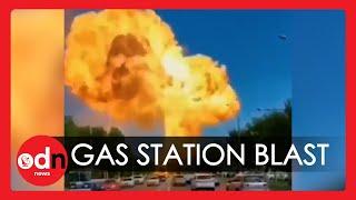 Massive Explosion at Gas Station in Russia Releases Huge Mushroom Cloud