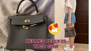 MY NEW FAVOURITE ️BAG - HERMES KELLY 25! What fits inside? - UNBOXING & REVEAL️️