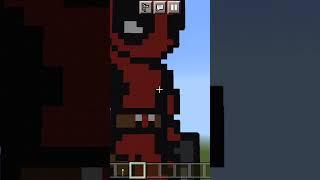Deadpool Minecraft Pixel art #marvel #avengers #deadpool #pixelart #shorts