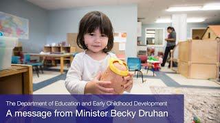 Department of Education and Early Childhood Development - Minister Druhan