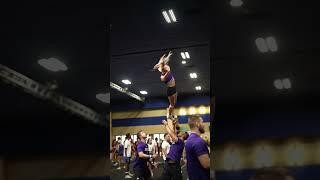 Bleeding Purple at NCA Camp  #reels #cheer #gym #stunts #gymmotivation