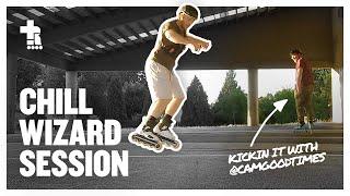 Fun wizard skating session with @CamGoodTImes! | Big Wheel Inline Skating