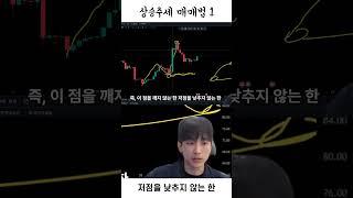 상승추세 매매법1 #비트코인  #차트분석  #추세선