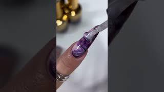 Galaxy Design Nail Art | How To Grow Nail Fast | Christmas Nail Art #nailsart #christmasnailart