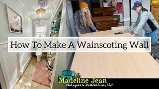 How To Make A Wainscoting Wall