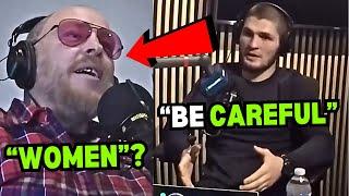 Khabib Nurmagomedov Warns Reporter About Women In Dagestan (UNSEEN)