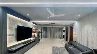 4BHK Premium Interiors at My Home Bhooja, Hyderabad | Hafele Blum Glaks Kitchen | Techno Matt Italy