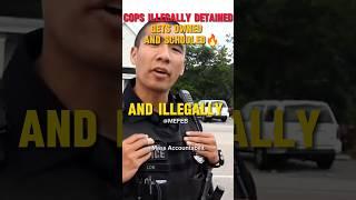 'You Illegally Detained Me !'Cops Gets Owned and Schooled for lllegally Detaining A Guy