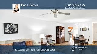 Dana Demos Realtor, Coldwell Banker- 1117 Lake Terrace #107, Boynton Beach, FL