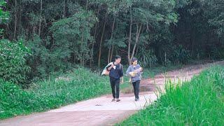 The first time Ly Tieu Nga and Vu went to harvest together, The journey to escape poverty together