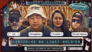 Rampage Plays MAX PAIN MONDAY w/ Sashimi, DQ & Raver Poker - Commentary by David Tuchman