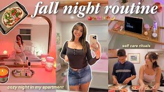 FALL NIGHT ROUTINE (aesthetic & relaxing night-in at my apartment)