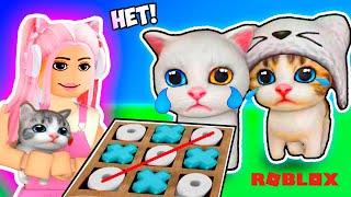 НОВЫЕ КОТИКИ В РОБЛОКС ! КОТИКИ ИГРАЮ В КРЕСТИКИ - НОЛИКИ ! Kitten Game