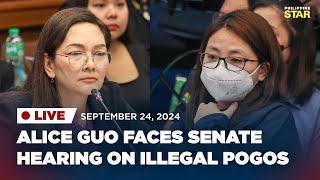 LIVESTREAM: Senate resumes hearing on Alice Guo and POGOs