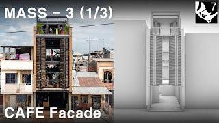 [MASS - 03] 연남동 개방적 분위기의 감성 카페?!? (1/3)/ Rhino Architecture Modeling Tutorial