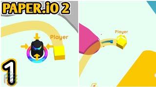 Paper io 2 Gameplay Part 1, Android iOS - Filga