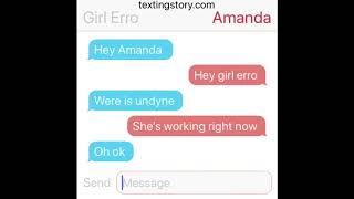 If Amanda texted Girl erro sans