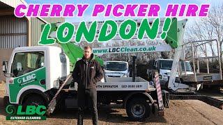 London Cherry Picker Hire - LBC Exterior Cleaning's Latest Addition!