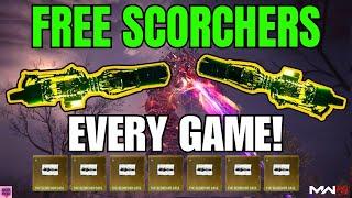 MWZ - Unlimited FREE SCORCHER Every Game in MW3 Zombies! (Get a STASH FULL of FREE SCORCHER CASES!)