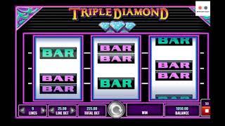 Triple Diamond Slot - Demo Gameplay, Review