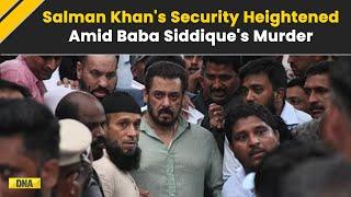 Security Heightened Outside Of Salman Khan's Home Amid Baba Siddique's Murder