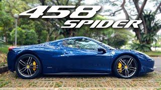 Ferrari 458 Spider car review in Singapore by Sean Hudspeth - Singaporean Professional Racing Driver