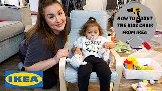 How To Mount The Kids Chair From Ikea | POÄNG