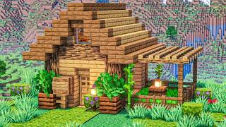 [Minecraft] How To Build a Survival Wooden House / Tutorial