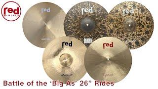 Red Cymbals 26" Ride Cymbal Comparison Demo