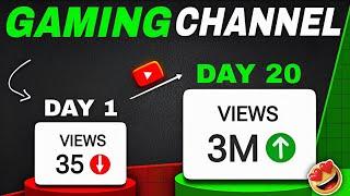 How To Grow Gaming Channel Fast 2024 || In 20 Days Only | 100% Working