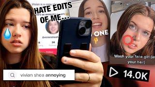 reacting to tiktok hate accounts of me...