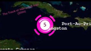 The Track of Hurricane Ivan (2004)