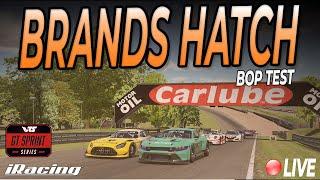 GT3s at Brands Hatch BOP Testing all cars