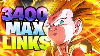 3,400 MAX LINK LEVEL 10 UNITS ACHIEVED! (DBZ: Dokkan Battle)