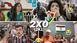 REAÇÕES TRICOLORES RUF RUF ELIMINADOS - ATLÉTICO-MG 2X0 FLUMINENSE- LIBERTADORES 2024- VAMOS RIR KKK