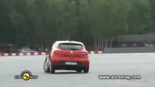 Crash Test 2012 Renault Clio - ESC Test Euro NCAP
