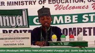  Gombe State Qur'anic Recitation Competition (MUSABAQAH) 1446/2024