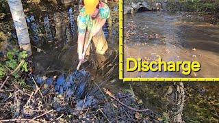 Unclogging Really Bad Blockage Created By The Dumbest Beavers Ever (Blocking Their Own Water)