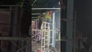 gypsum Partation #gypsum wall cladding works