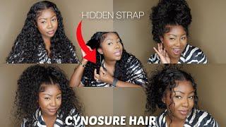 WOW!!! 26" Hidden Strap 360 Water Wig | 3 Easy Styles | ft. CYNOSURE HAIR