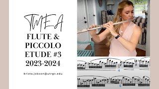 2024 TMEA FLUTE ETUDE 3 Karg Elert Op. 107/28 Bb Minor