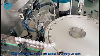 pump cap bottle filling capping machinery line