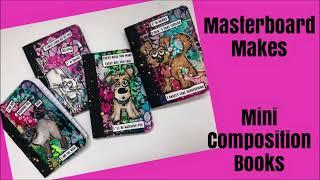 Mixed Media Tutorial- Masterboard Makes, Mini Composition Books, Craft Fair