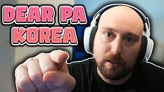 Dear Pearl Abyss Korea..