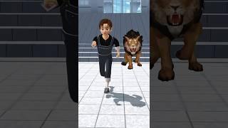 The Lion in Sakura city and Sakura's#sakuraschoolsimulator #sakura #sakuragaming #sss